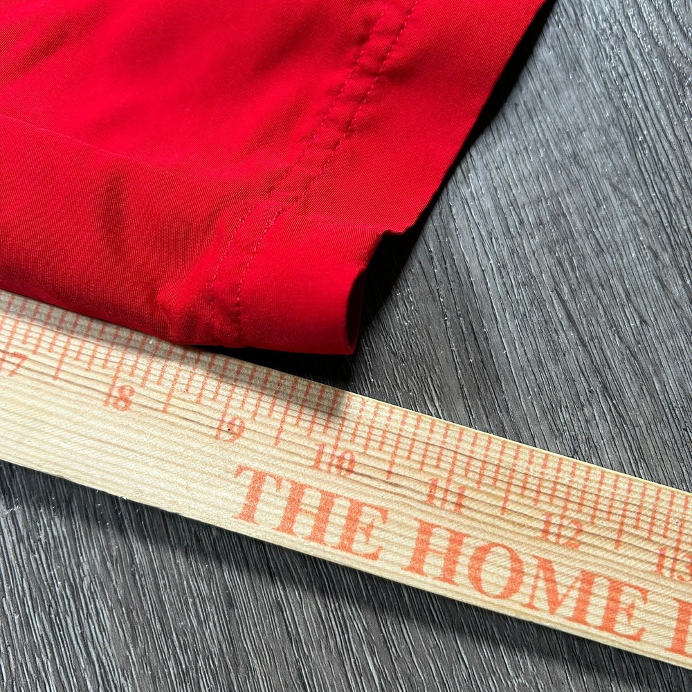 Nike Swim Trunks XL‎ Red Grey White Mesh Lined Drawstring Board Shorts Y2K Baggy - Picture 4 of 8